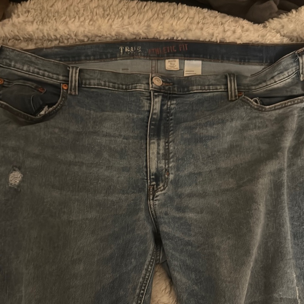 True Religion Men's Slim Jeans - Light Blue